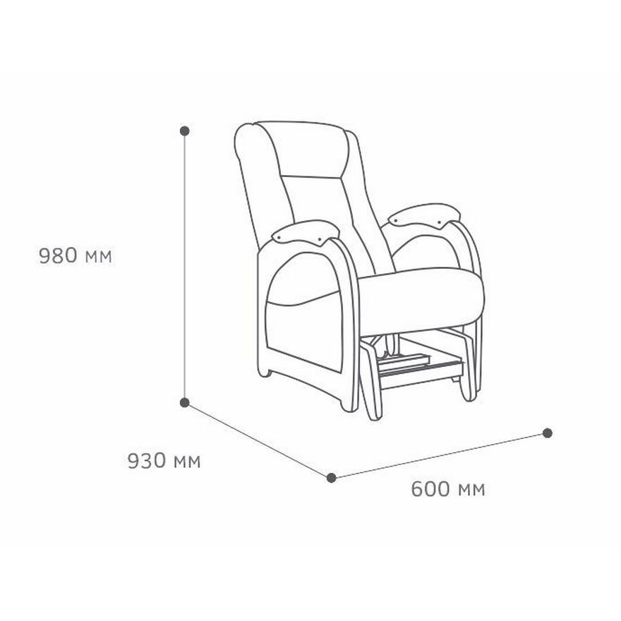 Кресло глайдер схема
